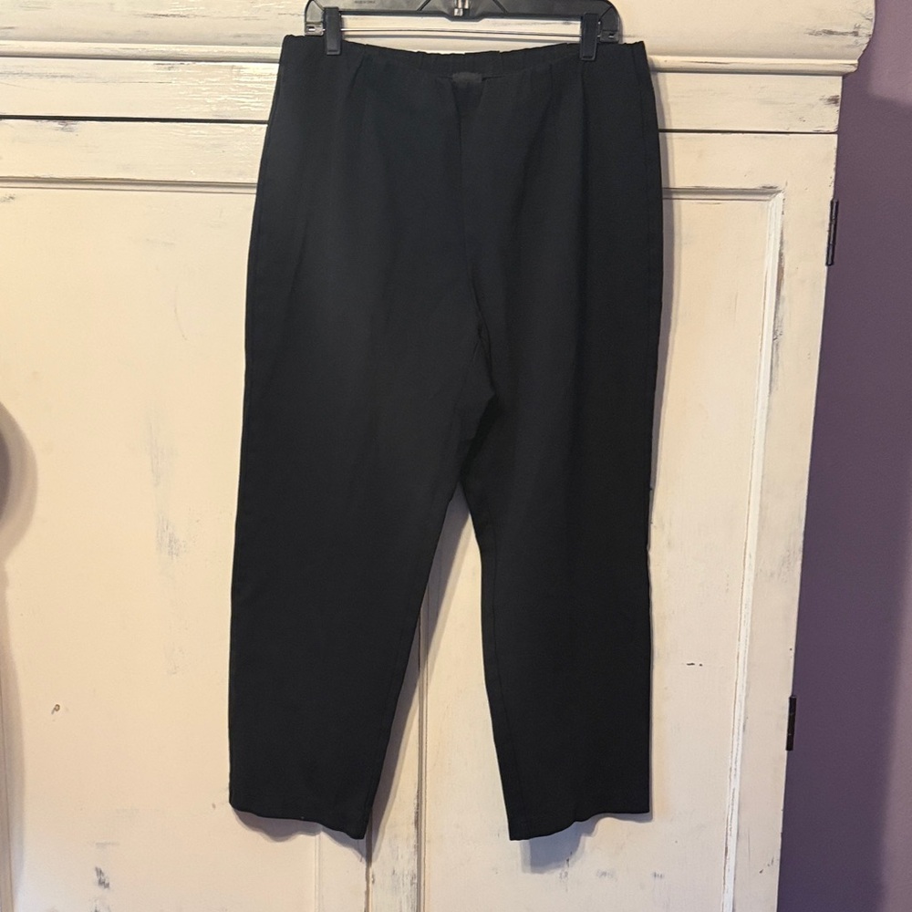 Eileen Fisher  Black Stretch Pants